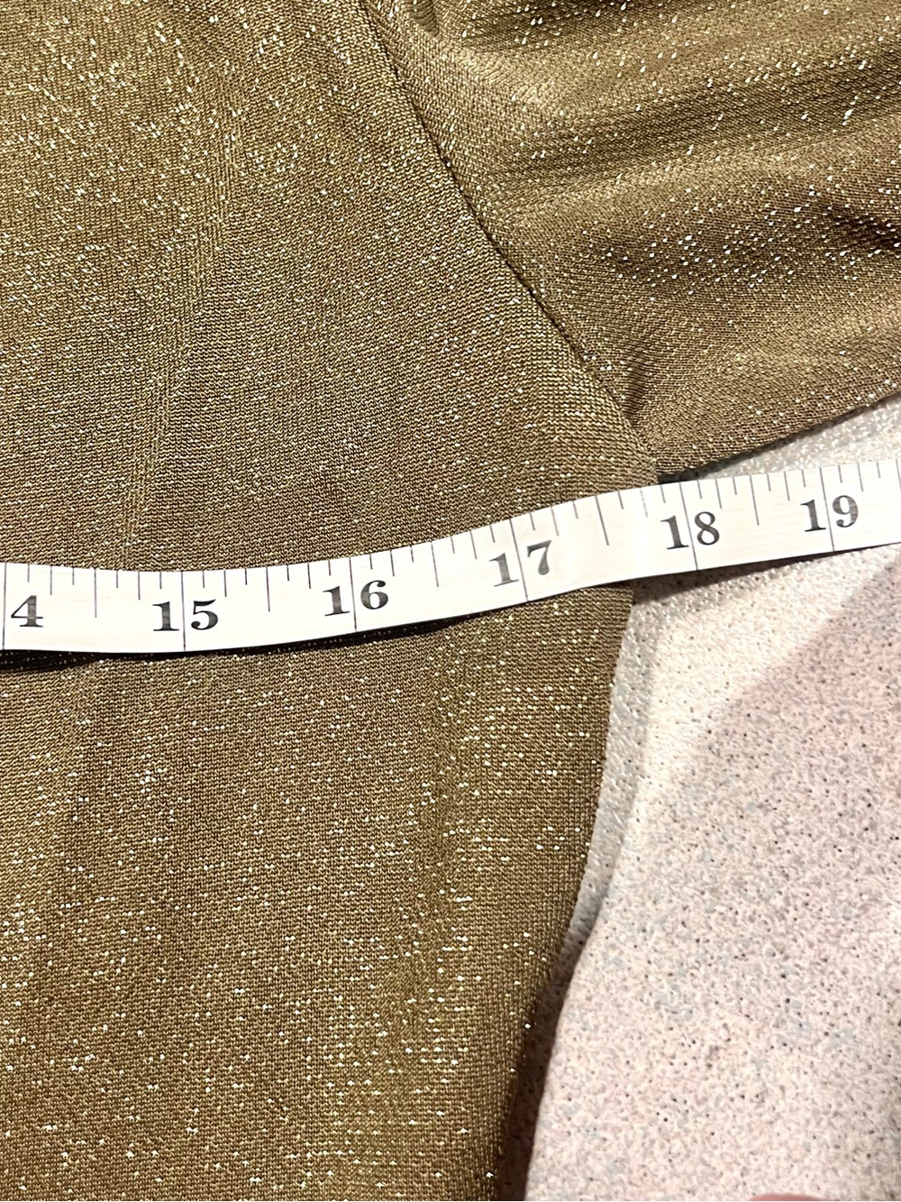 Cache VTG Gold Shimmer Button Front Duster Jacket Leopard Party Layer Size 10 - Picture 12 of 14
